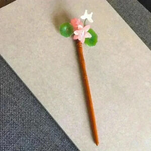 Lotus🪷 Wooden Hairpin